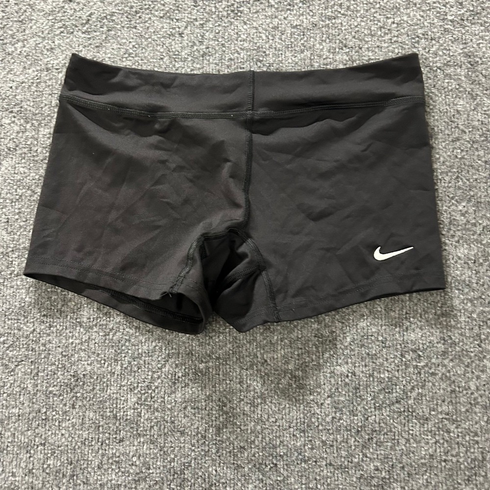 Nike Shorts Womens Size M Black Dri-Fit Compression Athletic Volleyball Stretch